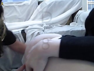 Leaned Forward Feeling Girl's Delectable Tits